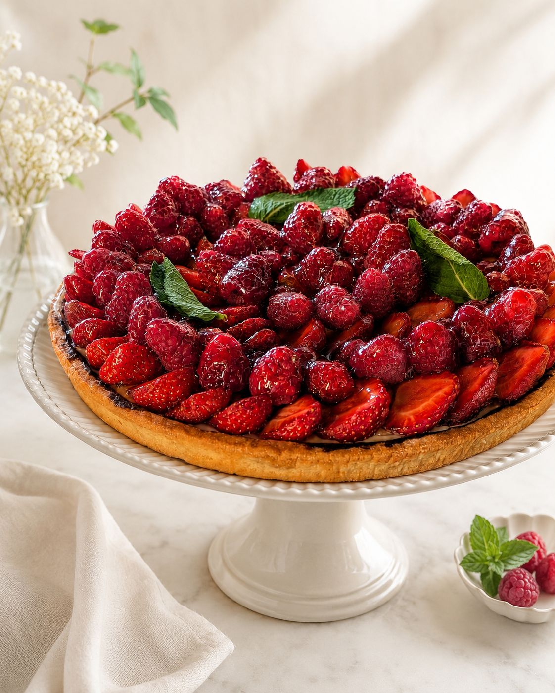 Tarte Fraises & framboises